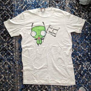 Mighty Fine M Invader Zim Gir Squirrel T-shirt
